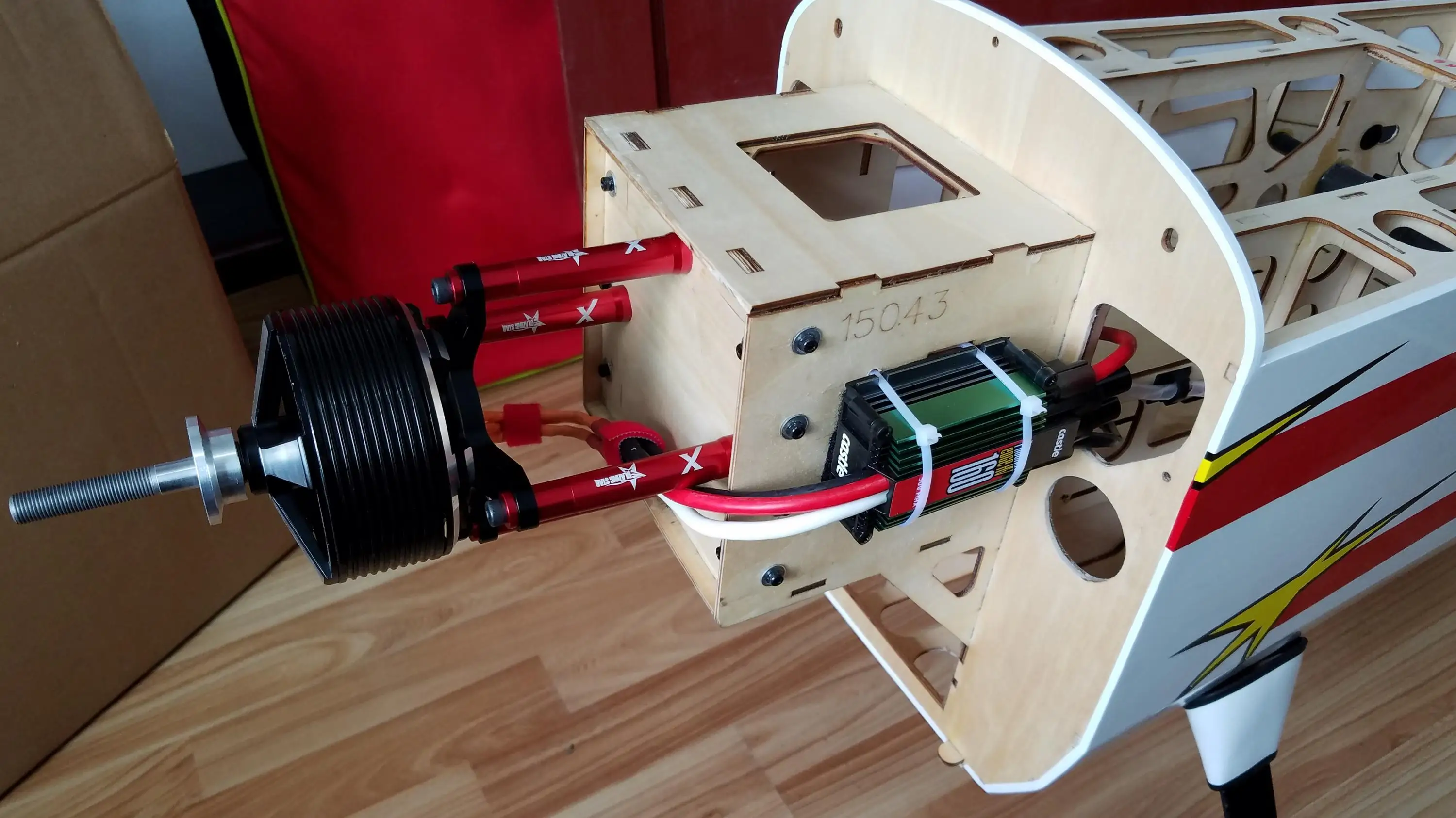 Brushless Motor Thrust Test Stand - Настраиваемый алюминиевый кронштейн KUZA EF для